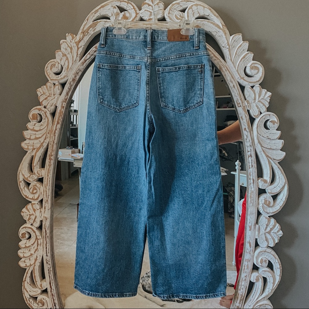 Madewell Wide Leg Crop denim jeans
